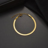 Stainless Steel Snake Bone Chain Bracelet