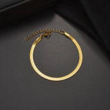 Stainless Steel Snake Bone Chain Bracelet