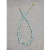 Natural Stone Choker Bohemian Charm Jewelry with Pearl Pendant