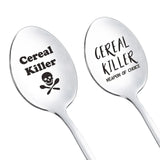 Funny Cereal Killer Spoon - Stainless Steel Dad's Weapon