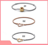 Sterling Silver S925 Bracelet DIY Dora Silver Beads String Bracelet