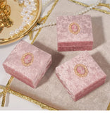 Velvet Earring Boxes Jewelry Box Display Case Organizer