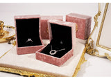 Velvet Earring Boxes Jewelry Box Display Case Organizer
