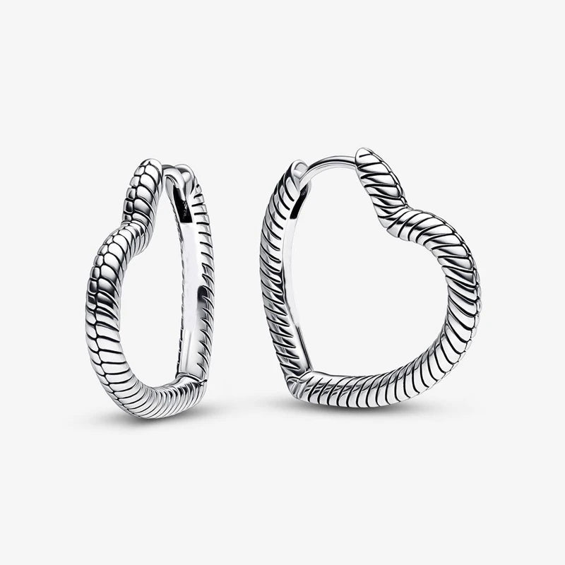 2022 Fall S925 Clover Friendship Double Charm Earring Hoop Set