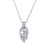 2022 Luminous Stone Halloween Skull Necklace