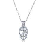 2022 Luminous Stone Halloween Skull Necklace
