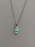 2022 Luminous Stone Halloween Skull Necklace