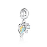 Pet Scissors Charm Silver 925 Bracelet Necklace DIY Women Jewelry