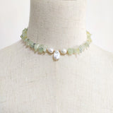 2022 Natural Stone Choker Bohemian Style Pearl Pendant Jewelry