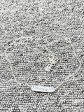 Electroplated 925 Silver Nameplate Lucky Necklace