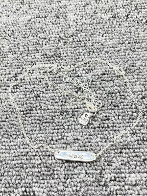 Lucky Necklace 925 Silver Nameplate Holiday Gift
