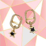 2022me Series High-Quality Cutting Star Densely Tributariser Earrings Set