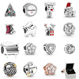 925 Sterling Silver Winter Charm for DIY Bracelet Jewelry