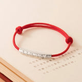 Red Rope Bracelet Charm Jewelry for Women Men