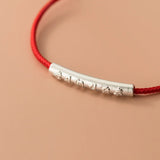 Red Rope Bracelet Charm Jewelry for Women Men
