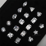 5A CZ Cubic Zirconia Stone 18 Shape Jewelry DIY Materials Set