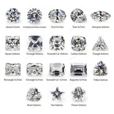5A CZ Cubic Zirconia Stone 18 Shape Jewelry DIY Materials Set