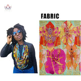 African Print Wax Fabric Necklace Multi-stranded Party Jewelry