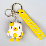 Adventure Keychain Finn Jack Doll Pendant Key Chain Funny Jewelry Kids Gift