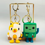 Adventure Keychain Finn Jack Doll Pendant Key Chain Funny Jewelry Kids Gift