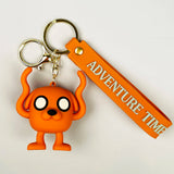 Adventure Keychain Finn Jack Doll Pendant Key Chain Funny Jewelry Kids Gift