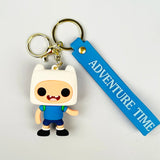 Adventure Keychain Finn Jack Doll Pendant Key Chain Funny Jewelry Kids Gift