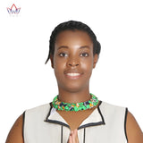 Ankara Necklace African Print Tribal Jewellery WYB151