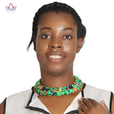Ankara Necklace African Print Tribal Jewellery WYB151