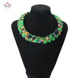Ankara Necklace African Print Tribal Jewellery WYB151