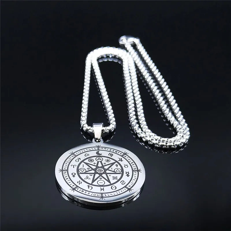 7 Pointed Star Stainless Steel Necklaces