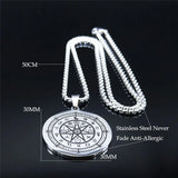 7 Pointed Star Stainless Steel Necklaces