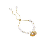 Baroque Freshwater Pearl Bracelet Shell Beach Jewelry for Women