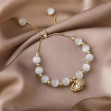 Baroque Freshwater Pearl Bracelet Shell Beach Jewelry for Women