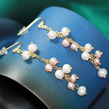 Statement Baroque Pearl Tassel Earrings