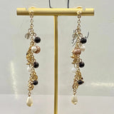 Statement Baroque Pearl Tassel Earrings