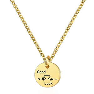 Golden Clavicle Chain Crystal Austrian Titanium Necklace