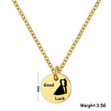 Golden Clavicle Chain Crystal Austrian Titanium Necklace