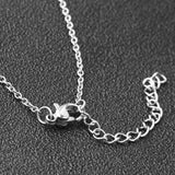 Non-fading ceramic Titanium Steel Pendant Necklace with Crystal from Austrian
