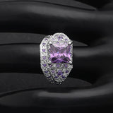 Zircon Lady Finger Rings Jewelry for Women Wedding