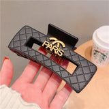 Square Geometry Hair Clips Women Hair Claw Elegance Headdress Accessoires