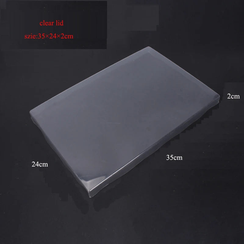 Black/White PU Leather Jewelry Pallet Necklace Tray for Rings Bracelet