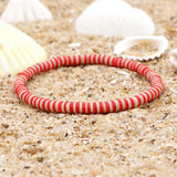 Bohemia Polymer Clay Circles Bracelet Chain