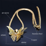 Hollow Carved Rhinestone Pendant Necklace with Snake Chain