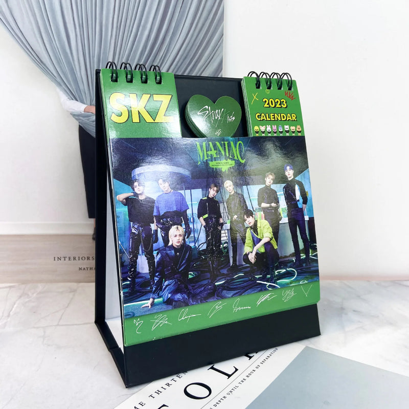 Kpop Stray Kids Album Maniac Calendar Poster