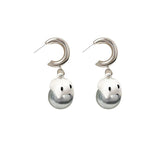 Cartoon Ghost Pearl Earrings Women's Halloween Sense Earrings Fun Advanced Earri