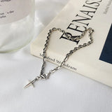 Vintage Thai Silver Cable Chain 925 Sterling Silver Cross Bracelets