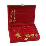 Chinese Dragon Phoenix Jewelry Box Organizer Vintage Display Case