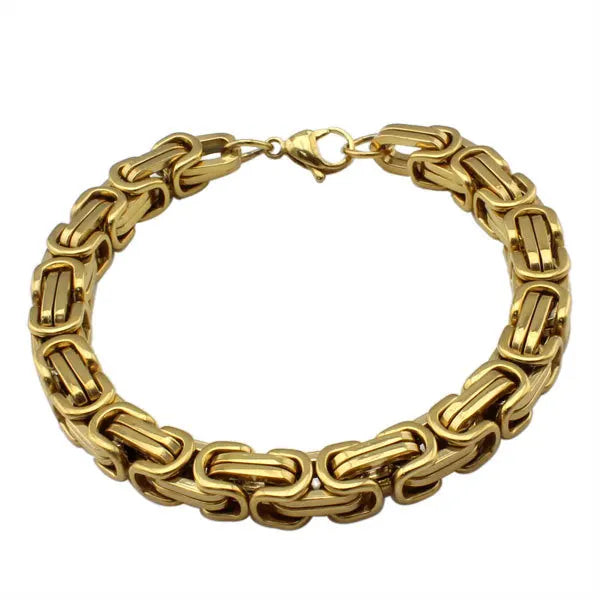 Classic Punk Stainless Steel Bracelet for Mens