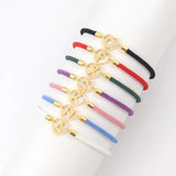 Classic Heart 26 Initial Letter Bracelet Women Adjustable