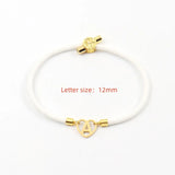 Classic Heart 26 Initial Letter Bracelet Women Adjustable